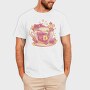Floral Cup Of Tea Pink Kawaii, Tricou Barbati (Unisex)