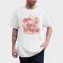Floral Cup Of Tea Pink Kawaii, Tricou Barbati (Unisex)