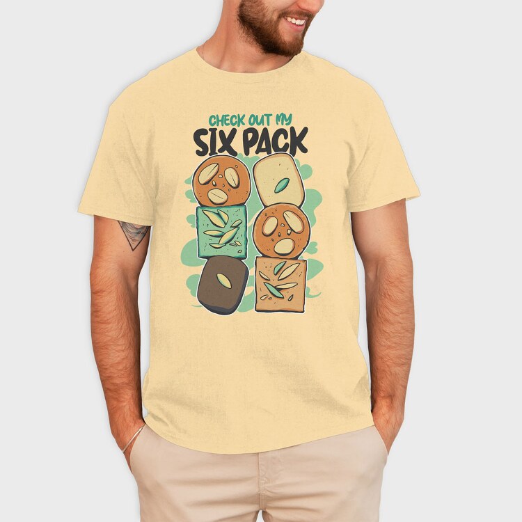 Six Pack Indian Sweets, Tricou Barbati (Unisex)