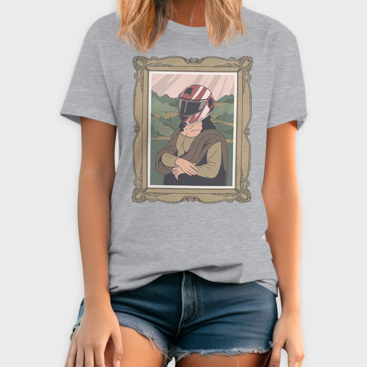 Mona Lisa Helmet, Tricou Barbati (Unisex)