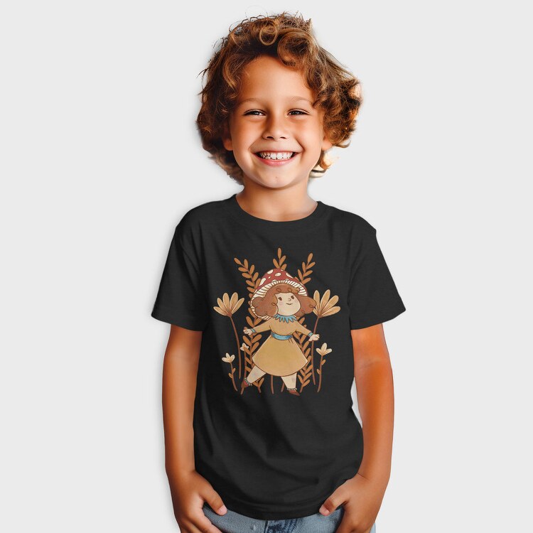Cute Cottagecore Girl, Tricou Copii