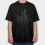 Intricate Octopus, Tricou Oversize Barbati (Unisex)