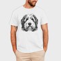 Old English Sheep Dog, Tricou Barbati (Unisex)