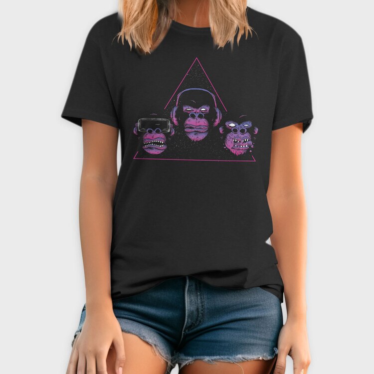 Monkey Heads, Tricou Barbati (Unisex)