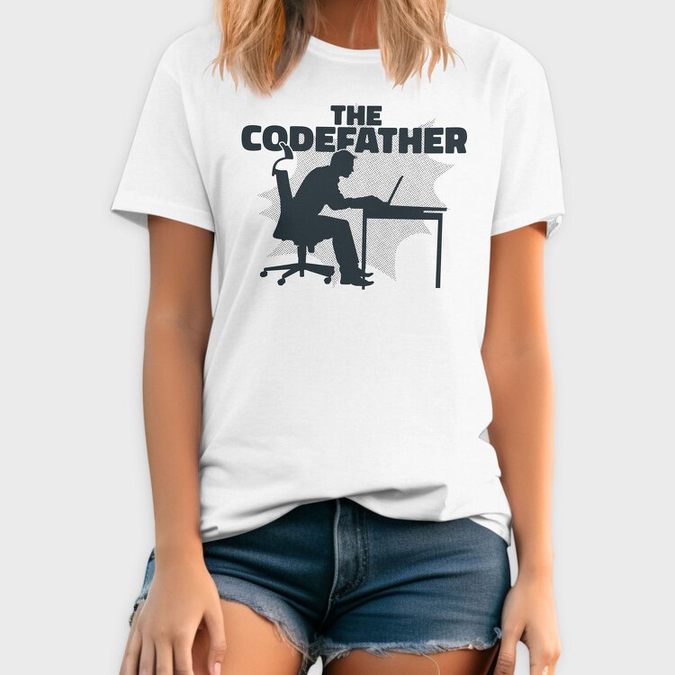 The Codefather Parody Programmer, Tricou Barbati (Unisex)