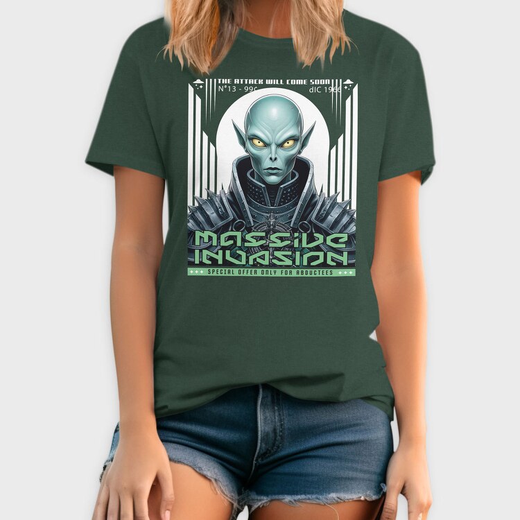 Alien Massive Invasion Trend, Tricou Barbati (Unisex)