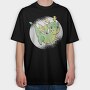 Cute Dragon Watercolor, Tricou Oversize Barbati (Unisex)