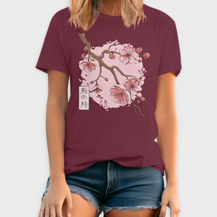 Sakura Blossom Flower, Tricou Barbati (Unisex)