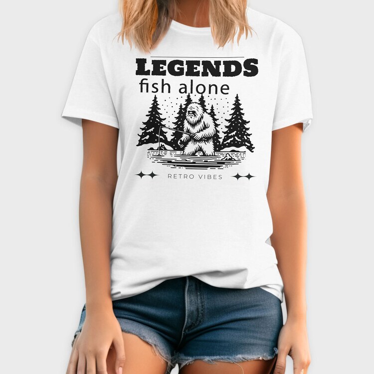 Yeti Fishing Outdoor Adventure, Tricou Barbati (Unisex)