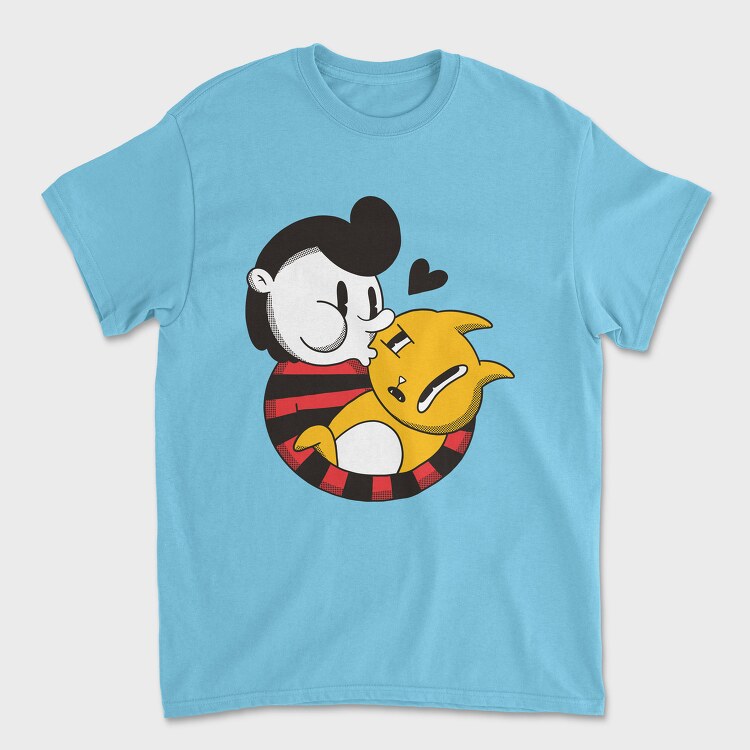 Cat Hug, Tricou Barbati (Unisex)