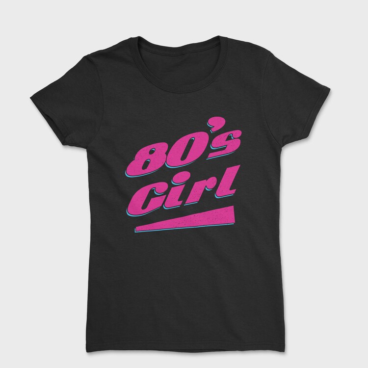 Tricou Femei, 80 S Girl Pink