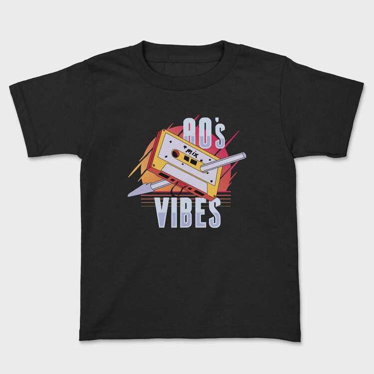 80 S Vibes Cassette, Tricou Copii