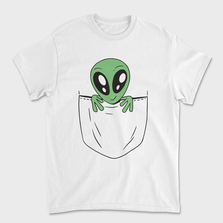 Tricou Barbati (Unisex), Alien Pocket