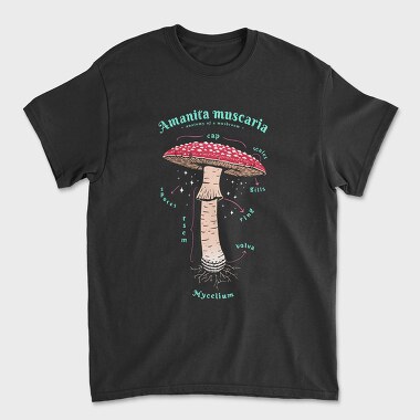 Amanita Muscaria, Tricou Barbati (Unisex)