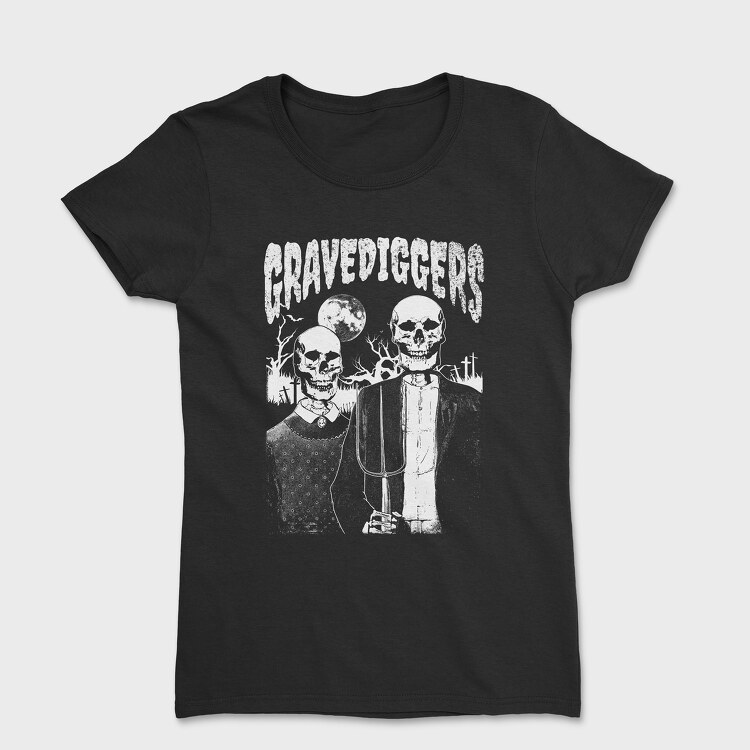 American Gothic Skull, Tricou Femei