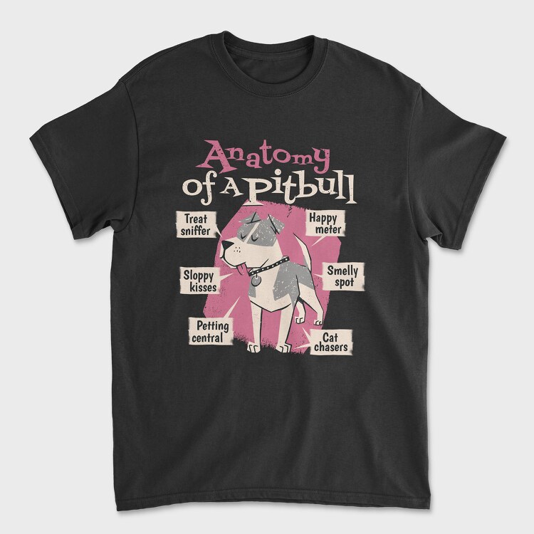 Anatomy of a Pitbull, Tricou Barbati (Unisex)