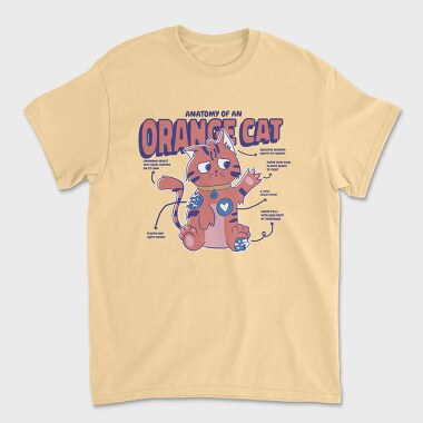 Anatomy of an Orange Cat, Tricou Barbati (Unisex)