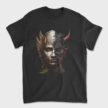 Tricou Barbati (Unisex), Angel & Devild