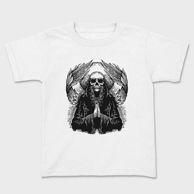 Tricou Copii, Angel Skull