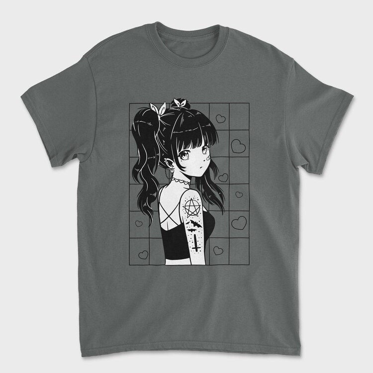 Tricou Barbati (Unisex), Anime Dark Cute