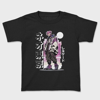 Anime Pink Hair Character, Tricou Copii