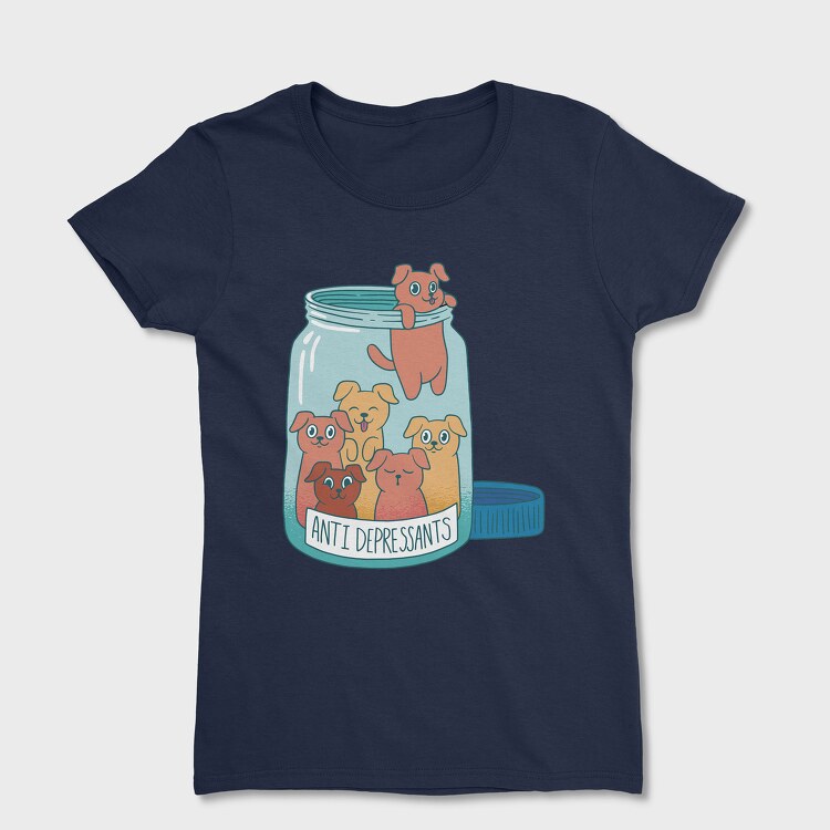 Antidepressants Dogs Jar, Tricou Femei