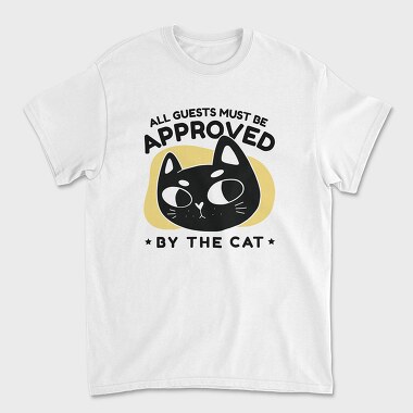 Approved by the Cat, Tricou Barbati (Unisex)