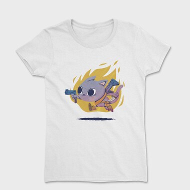 Armed Cute Cat, Tricou Femei