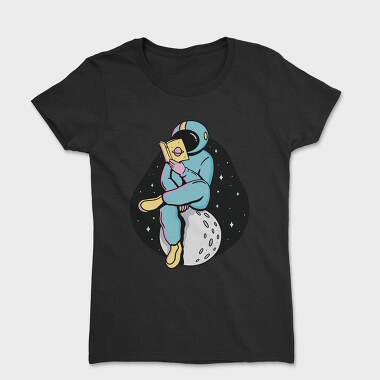 Astronaut Reading moon, Tricou Femei