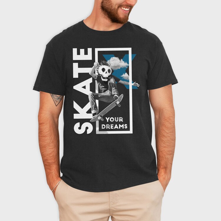 Skate Your Dreams, Tricou Barbati (Unisex)