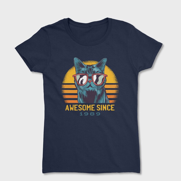 Tricou Femei, Awesome Cat Since