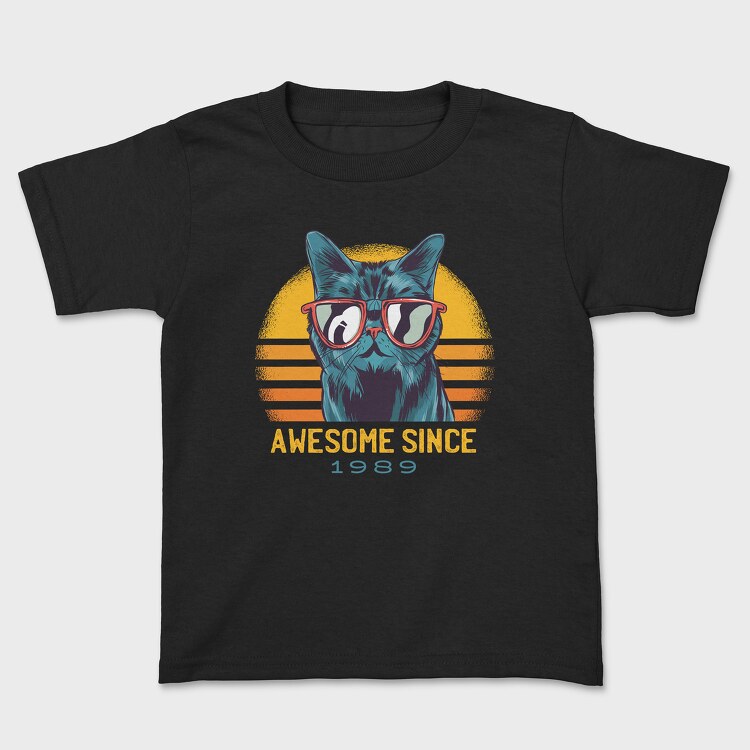 Tricou Copii, Awesome Cat Since