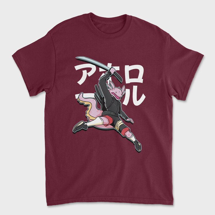 Tricou Barbati (Unisex), Axolotl Sword