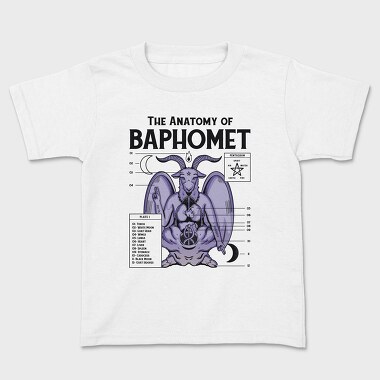 Tricou Copii, Baphomet Anatomy