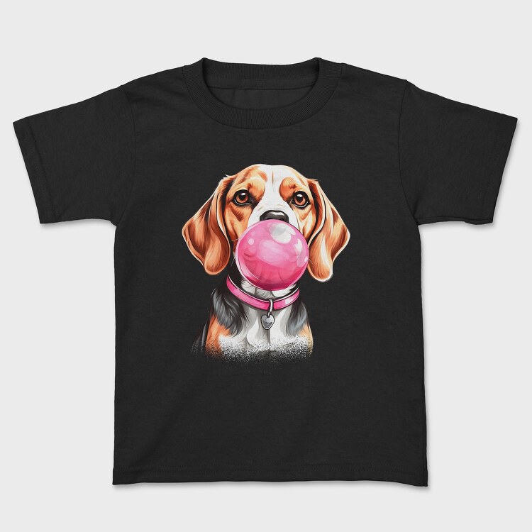 Tricou Copii, Beagle Bubblegum