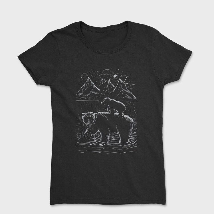 Bear Family Lines, Tricou Femei