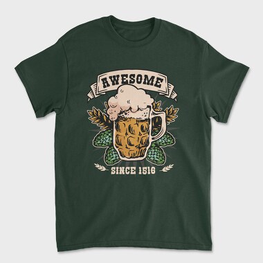 Beer Awesome Since, Tricou Barbati (Unisex)