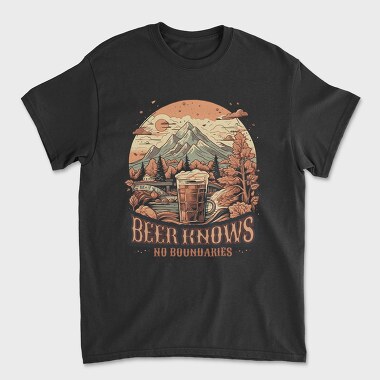 Tricou Barbati (Unisex), Beer Knows No Boundaries