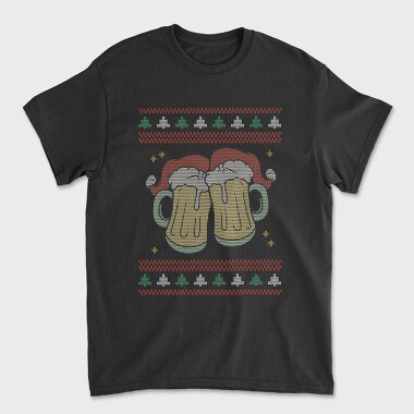 Beer Ugly Sweater, Tricou Barbati (Unisex)