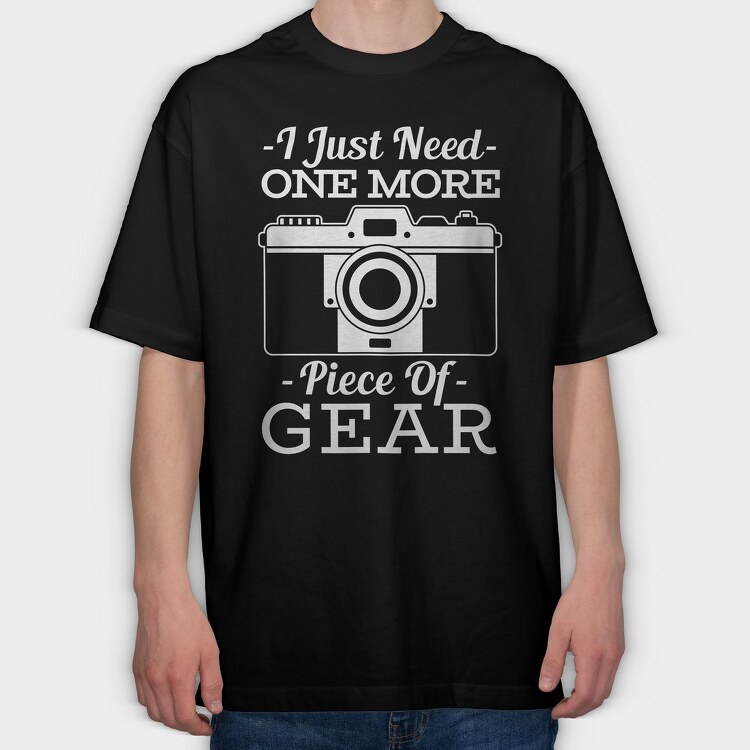 Camera Gear Photographer, Tricou Oversize Barbati (Unisex)