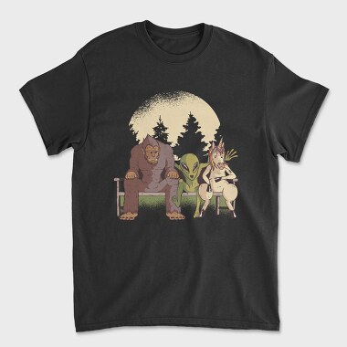 Bigfoot Alien Unicorn, Tricou Barbati (Unisex)