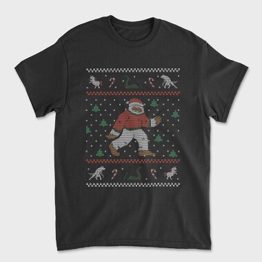 Bigfoot Ugly Sweater, Tricou Barbati (Unisex)