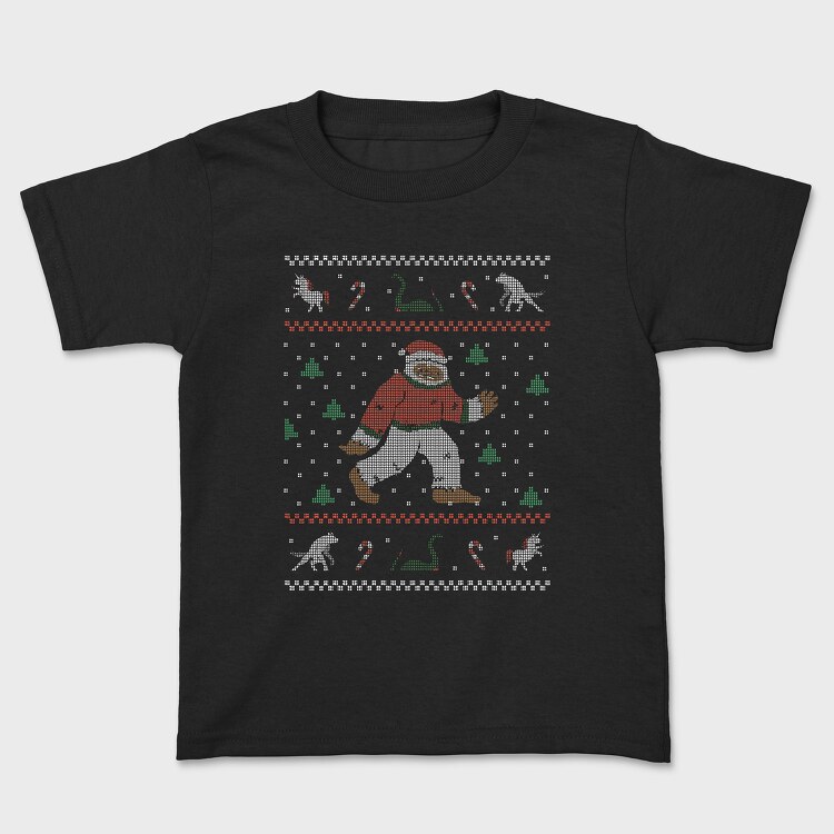 Tricou Copii, Bigfoot Ugly Sweater