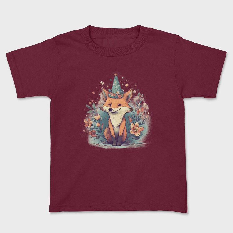 Tricou Copii, Birthday Fox