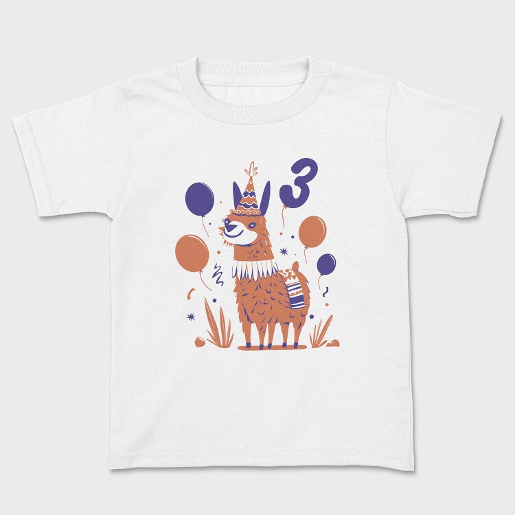 Tricou Copii, Birthday Llama