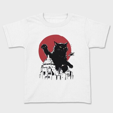 Tricou Copii, Black Catzilla