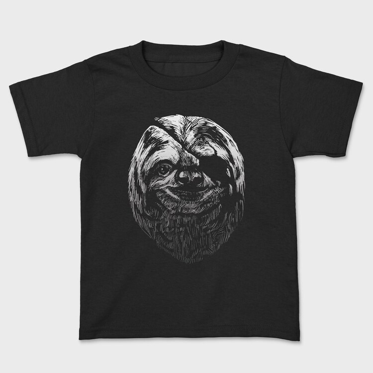 Tricou Copii, Blindfold Sloth Portrait