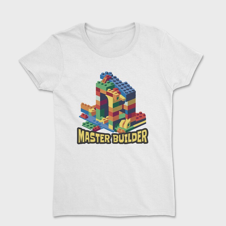 Tricou Femei, Blocks Builder Master