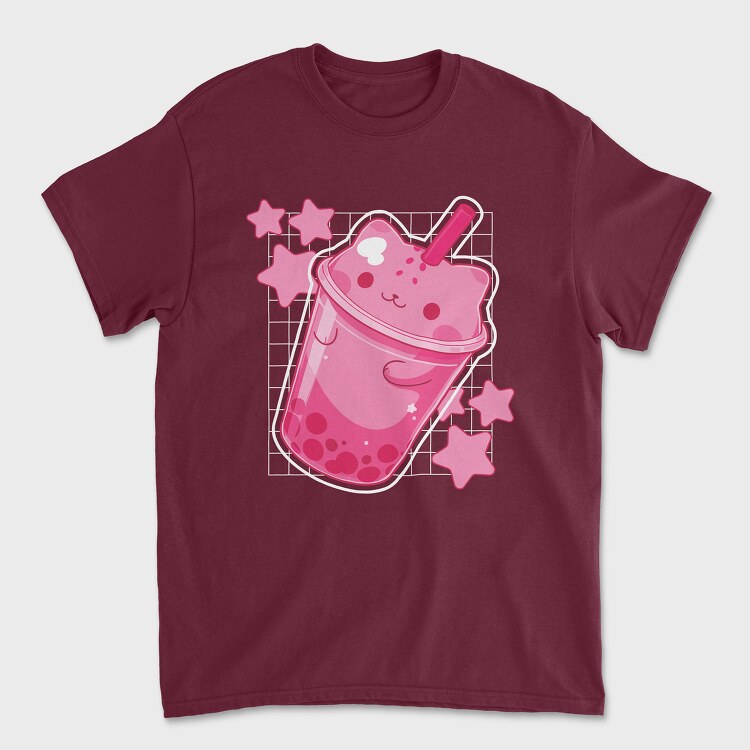 Boba Cat, Tricou Barbati (Unisex)