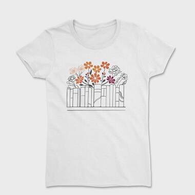 Books Flowers, Tricou Femei